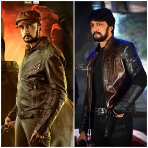 Sudeep Instagram - Losing pounds,,,
To gaining pounds,
For the same director's conviction.
The very sleek "VikrantRona" ,,
To the new me,,
 For "???"
