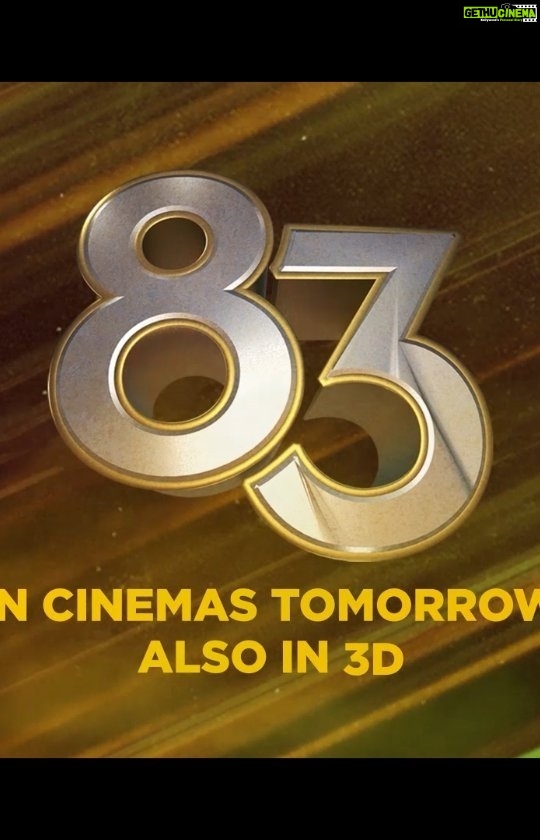 Sudeep Instagram - Witness @ranveersingh and his devils turn the cinemas halls into stadiums. 1 Day To 83. #ThisIs83 BookMyShow : https://bookmy.show/83 Paytm Tickets : https://m.paytm.me/p_83 83 IN CINEMAS TOMORROW. Releasing in Hindi, Tamil, Telugu, Kannada and Malayalam. Also in 3D.