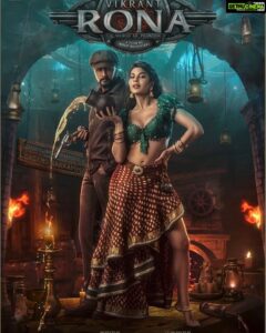 Sudeep Instagram - 'What Rakkamma doesn't know, doesn't exist' 
Introducing @jacquelinef143 as #GadangRakkamma from #VikrantRona #JacquelineVikrantRonaLook #JacquelineAsRakkamma 

@anupsbhandari @jack_manjunath_ @nirupbhandari  @neethaashok01 @b_ajaneesh @alankar.pandian @shivakumarart @williamdaviddop @shaliniartss @kaanistudio @the_biglittle @Kichcha_creatiions_official #WorldGetsANewHero
