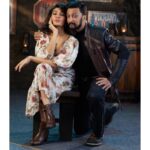Sudeep Instagram - Two of my favs frm the photo shootwith Jacqueline . Saw the rough edit of the song. Thanks Jani master, u r awsmnm ,, n the hook step looks supaaaa. #shivu 's set looks humongous n special thanks has to go to #JackManju @shaliniartss For their passion. 🤗🥂🥂🥂