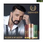 Sudeep Instagram - Success to me, is to love your profession , untill comes a time , when the same profession starts loving you. @denverformen ,,the scent of my success.