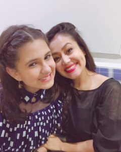 Suhani Bhatnagar Instagram - Cutest..sweetest..dearest. and loveliest.#nehakakkar 
Great working with u😙