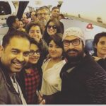 Suhani Bhatnagar Instagram – #intheplane#enjoyed#hugefan#shankarsir#dangalteam