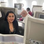 Suhasini Maniratnam Instagram - Leaving on a jet plane. Sisters time.