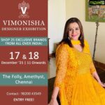 Suhasini Maniratnam Instagram - Are you ready to flaunt modern ensembles with unique designs, flawless brands, glammed accessories, fine jewelry and more? Your wait it about to end! We are all set to see you in just 3 DAYS!! Save the date. Vimonisha Designer Exhibition 17th & 18th Dec | 11AM onwards The Folly, Amethyst, Chennai . . .