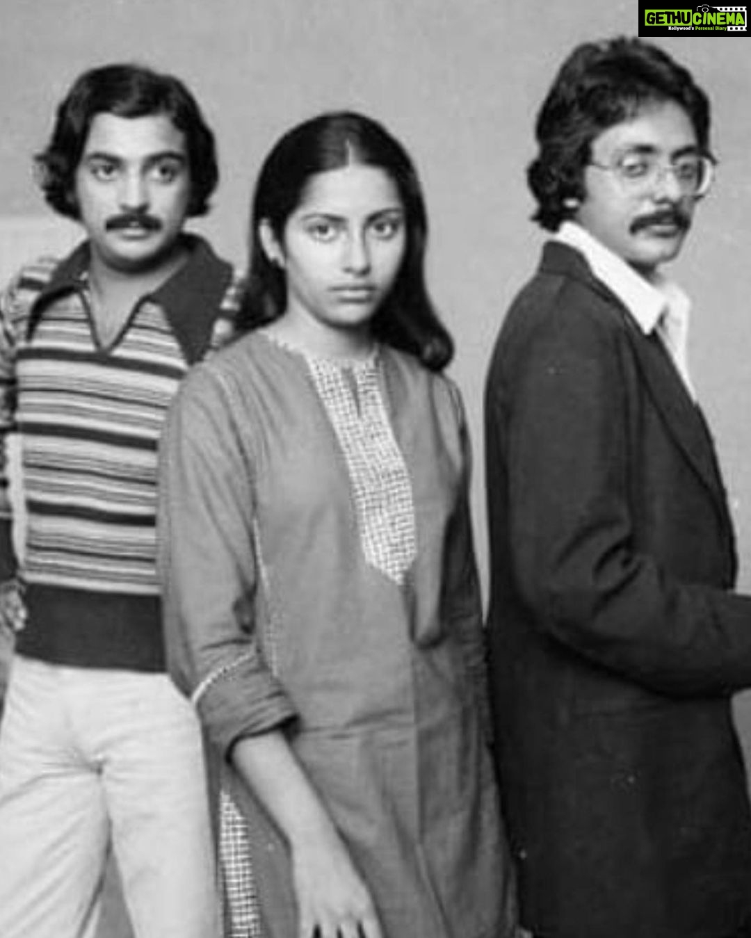 Suhasini Maniratnam Instagram - 41 years ago. Director Mahendran believed I could be his viji. I owe him my 41 year old career. Thanks to my guru Ashok Kumar and my father charuhasan who convinced a very reluctant me to say yes to playing the lead in nenjathai killaathey. Dec 12 is a special day for me