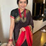 Suhasini Maniratnam Instagram - My favourite mysore silk Saree time
