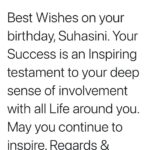 Suhasini Maniratnam Instagram – I am so blessed