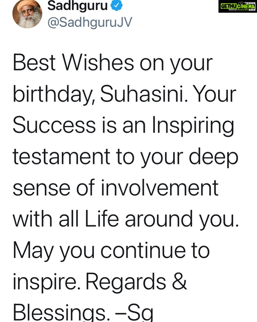 Suhasini Maniratnam Instagram - I am so blessed