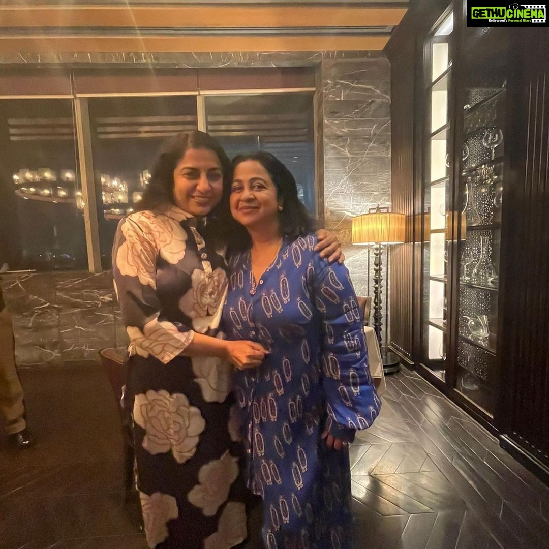 Suhasini Maniratnam Instagram - Birthday girl yesterday. My longest friend in the industry. Super woman great actor shrewd entrepreneur and eclectic personality. Radhika