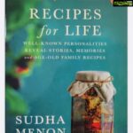 Suhasini Maniratnam Instagram - Good luck to sudhamenon for the launch of her book recipes for life … day after tomorrow. I am happy to be part of it with recipes from our family , my mothers culinary treasures . The best gift for my 60 th birthday was my reading this chapter and my sisters and my mother listening …..was a poignant moment. It made our day as we were transported to our paramakudi childhood days. Thanks sudha menon and well done.@sudhamenon2006