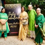 Suhasini Maniratnam Instagram - August 12 my thamiz nakshathram day. Naan trustees gopi sherene and Nithya surprised me with so much class fun and kindness.