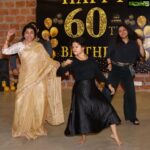 Suhasini Maniratnam Instagram – August 12 my thamiz nakshathram day.  Naan trustees gopi sherene and Nithya surprised me with so much class fun and kindness.