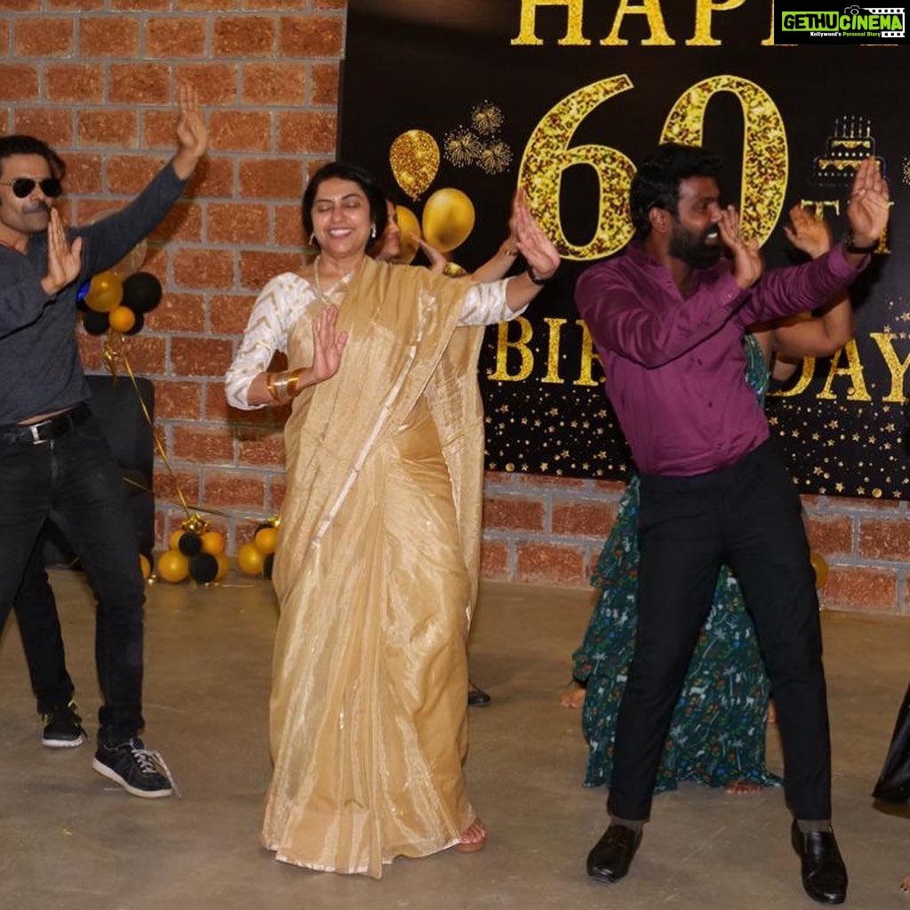 Suhasini Maniratnam - 37.9K Likes - August 12 my thamiz nakshathram day. Naan trustees gopi sherene and Nithya surprised me with so much class fun and kindness.
