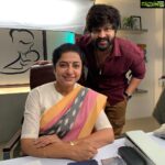 Suhasini Maniratnam Instagram - Happy to be back at work.