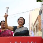 Suhasini Maniratnam Instagram - At Coimbatore for MNM and my Chithappa