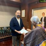 Suhasini Maniratnam Instagram - Wishing the very first hasan the best as he files his nomination in Coimbatore #கோவையில்_கமல் #kamalhaasan