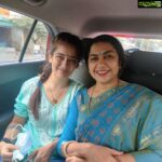 Suhasini Maniratnam Instagram - Started final day campaign for MNM torch symbol and Kamal .. early with akshara. In Coimbatore
