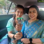 Suhasini Maniratnam Instagram – Started final day campaign for MNM torch symbol and Kamal .. early with akshara.  In Coimbatore