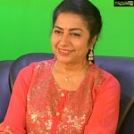 Suhasini Maniratnam Instagram - Ready to roll. Live tv shoot. In 10 minutes