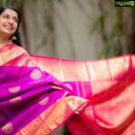 Suhasini Maniratnam Instagram - Mayukha s Kanjeevaram collection. I got to wear the first one. @mayukhafabs @camerasenthil