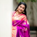 Suhasini Maniratnam Instagram - Mayukha s Kanjeevaram collection. I got to wear the first one. @mayukhafabs @camerasenthil