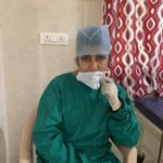 Suhasini Maniratnam Instagram - Perfect role to play at this time. Masked gloved and disinfected. Role of a surgeon