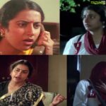 Suhasini Maniratnam Instagram - Some one from Ireland sent these the single pic is from my first kannada film benkiyalli. Last collage is from Malayalam film samooham. I wonder what is the first collage. May be ooha kachavadam ?