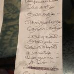 Suhasini Maniratnam Instagram - Nothing like a hand written menu !!! 👌👌👌