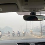 Suhasini Maniratnam Instagram - City covered in smoke. Sad state. In the name of festival and tradition. We need to put a stop to burning.
