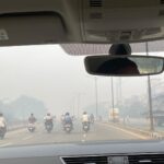 Suhasini Maniratnam Instagram – City covered in smoke.  Sad state.  In the name of festival and tradition.  We need to put a stop to burning.