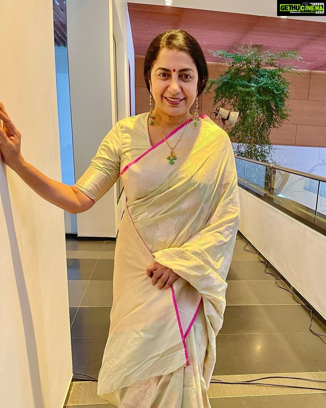 Suhasini Maniratnam Instagram - This evening.