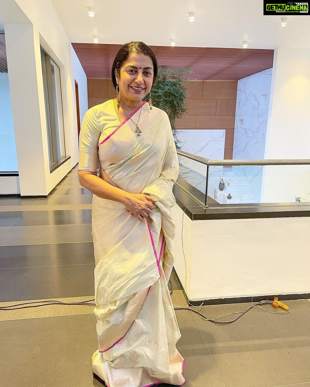 Suhasini Maniratnam Instagram - This evening.