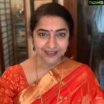 Suhasini Maniratnam Instagram - Happy to dress up and meet few people I love meeting. A friends daughters Pelli koothuru ceremony. Reason to dress up and smile