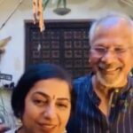 Suhasini Maniratnam Instagram - Good evening. Hope u enjoyed the live sessions last 21 days. It was time to say good bye. But we had an amazing evening. Hope you all liked what was planned and what was spontaneous. Give us your feed. Especially those whose videos were played