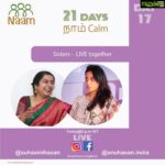 Suhasini Maniratnam Instagram - Live at 5 pm. @Suhasinihasan @anuhasan.india