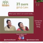 Suhasini Maniratnam Instagram - Hasan and Hasan tomorrow live at 5 pm @ Suhasinihasan @anuhasan.india
