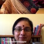 Suhasini Maniratnam Instagram - Hope u saw this live yesterday. If not see it from my story now. These stories stay only till 5 pm. Pls watch and let us know what u liked.