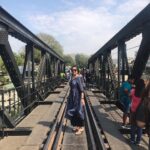 Suhasini Maniratnam Instagram - At the BRIDGE OVER RIVER KWAI at kanchanaburi Thailand