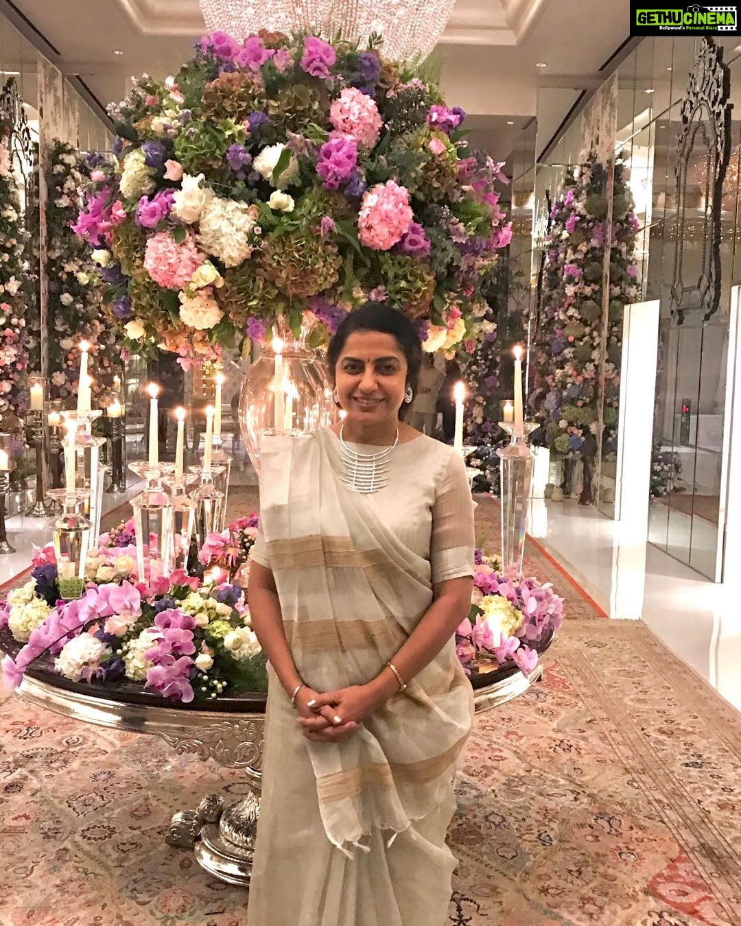 Suhasini Maniratnam Instagram - Arjun Anandita wedding pre event at Antilla