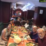 Suhasini Maniratnam Instagram - birthday lunch with parents and extended family