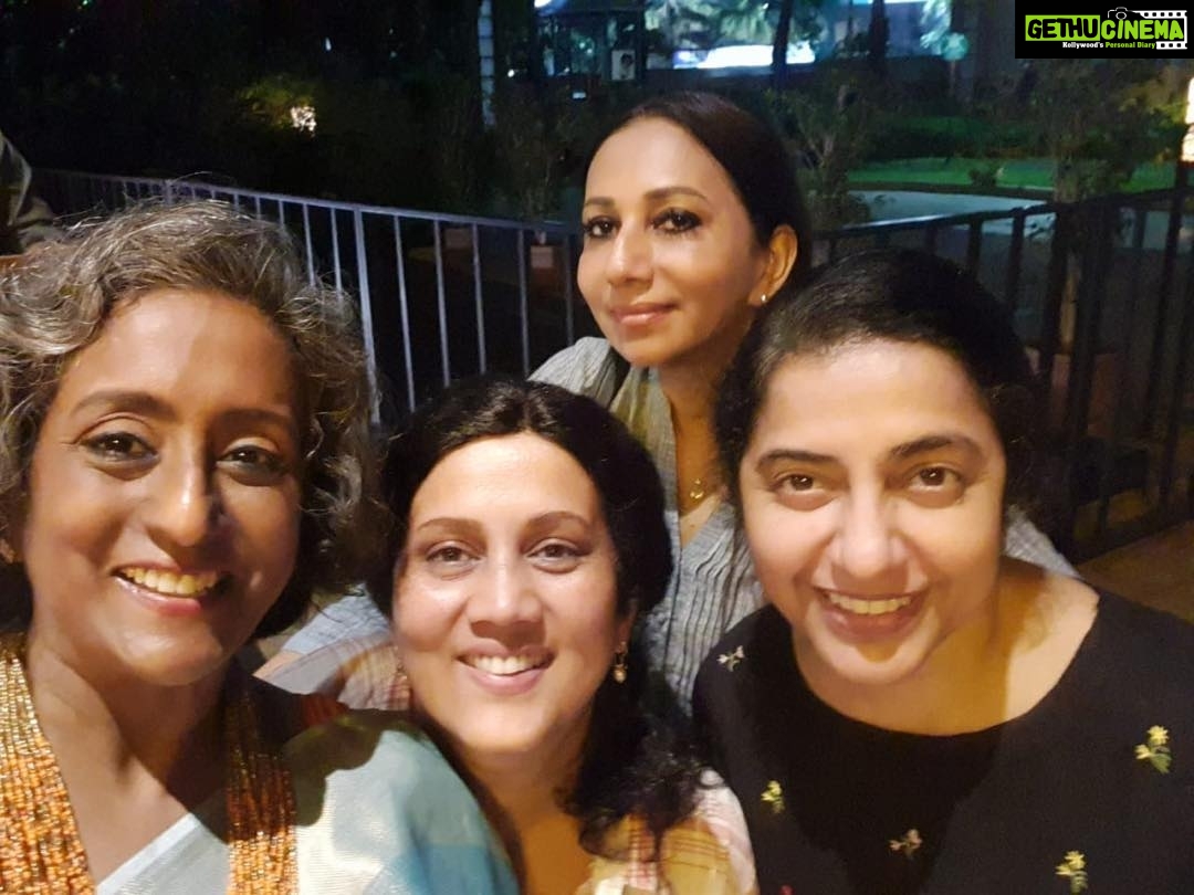 Suhasini Maniratnam Instagram - happiness is our favourite music that is 40 years old but played to our hearts content by a 20 something DJ..like minded friends freaking out..with or with out substance