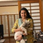 Suhasini Maniratnam Instagram - When you are dressed to go out why can’t I come too ! Says Ponni