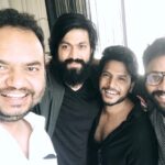 Sundeep Kishan Instagram - 8 years of friendship.. Saw each other grow from boys who dreamed big to Men today :) One epic night which was Fun,emotional & nostalgic.. Thank you for the madness and inspiration guys...much needed.. So proud of you for what you have achieved today❤️❤️❤️ More power to you ✊🏽✊🏽✊🏽 @sandeepreddy.vanga @thenameisyash ❤️❤️❤️