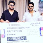 Sundeep Kishan Instagram – Darling for a Reason…
Thank you @actorprabhas anna for taking time out and supporting our film..
Hope your words come true and the film becomes a big hit 🤗
Your simplicity blew me away…officially a Fan ❤️
#NinuVeedaniNeedanuNene 
#NVNNonJuly12th
#Sahoo
