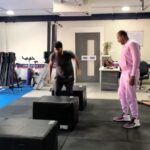 Sundeep Kishan Instagram - When you know you are going to get killed... Make sure you take the bullet FaceFirst... Stud Training with @toughtaskmaster ... @f45_training_gachibowli #hyderabad F45 Training Gachibowli