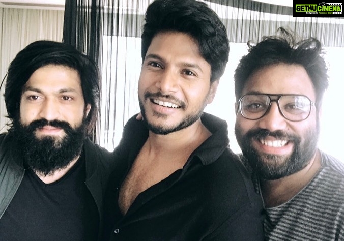 Sundeep Kishan Instagram - 8 years of friendship.. Saw each other grow from boys who dreamed big to Men today :) One epic night which was Fun,emotional & nostalgic.. Thank you for the madness and inspiration guys...much needed.. So proud of you for what you have achieved today❤️❤️❤️ More power to you ✊🏽✊🏽✊🏽 @sandeepreddy.vanga @thenameisyash ❤️❤️❤️