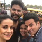 Sundeep Kishan Instagram - With The uber talented @bajpayee.manoj sir , the very beautiful/SuperIntelligent @gulpanag and of course my dearest "bhabi" Anu (ps: she hates me calling her that) :) #Kashmir #Srinagar