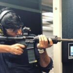 Sundeep Kishan Instagram - That's a real M14 MachineGun :D