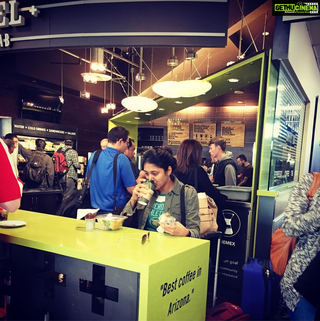 Sushma Raj Instagram - #coffeetime #arizona Phoenix Sky Harbor International Airport